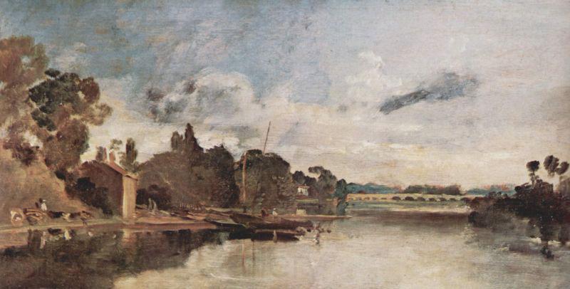 Joseph Mallord William Turner Walton Reach France oil painting art